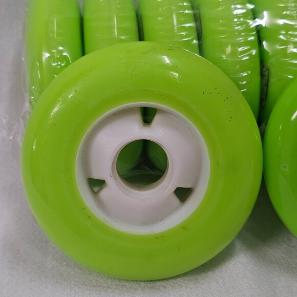 NEW - Matter Juice 90 mm F3 Inline Skates Wheels F390 Green - 10 TOTAL - Picture 4 of 4